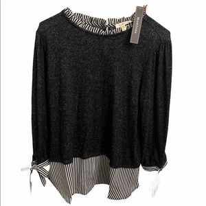 New without tag Monteau arm-tie blouse